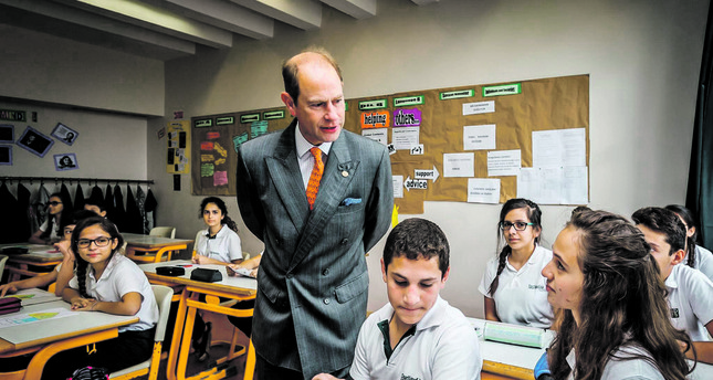 Prince Edward visits Istanbul orphans' school – Daily Sabah