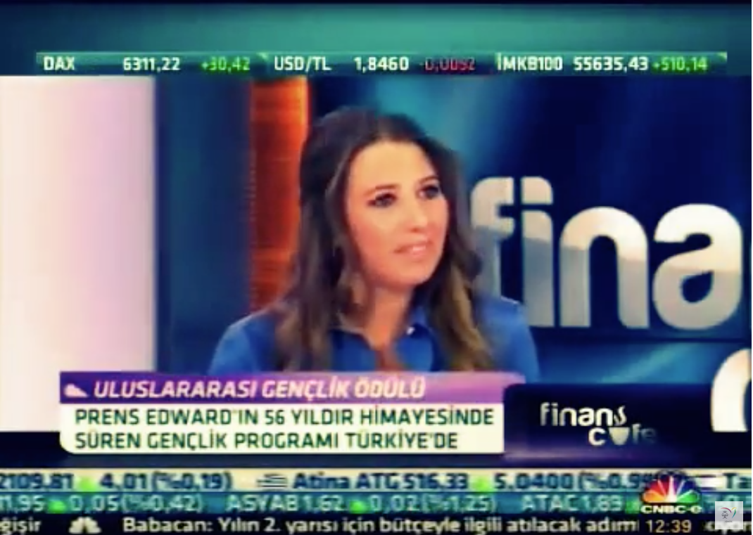 CNBC-e Cafe Finans Programı Konuğu Gençlik Ödülü Başkan Yardımcısı Pelin Akın